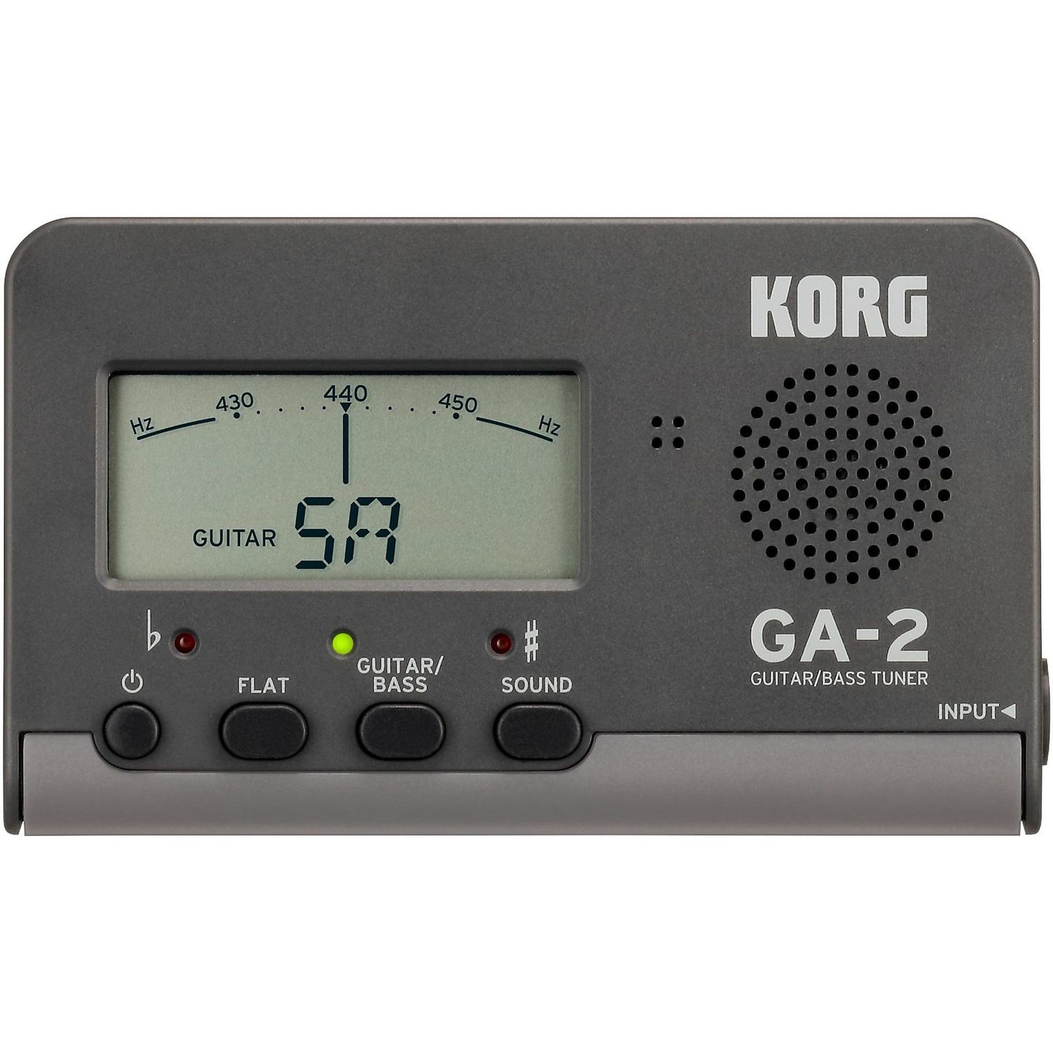 KORG GA-2 Handheld Guitar and Bass Tuner Black KORG GA-2 Handheld Guitar and Bass Tuner Black