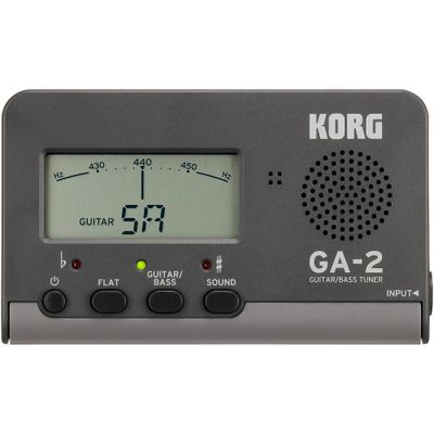 KORG GA-2 Handheld Guitar and Bass Tuner Black KORG GA-2 Handheld Guitar and Bass Tuner Black