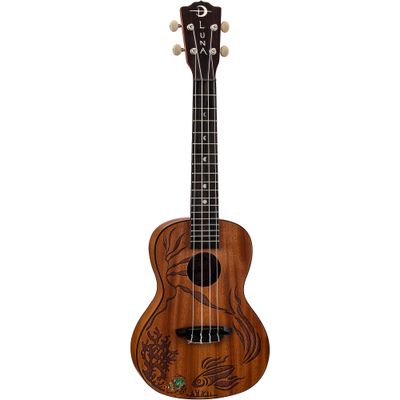 Luna Coral Solid Mahogany Concert Ukulele Luna Coral Solid Mahogany Concert Ukulele
