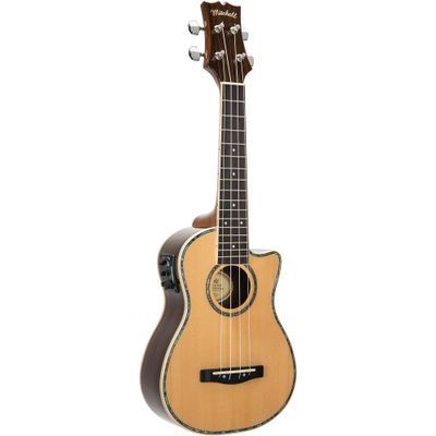 Mitchell MU70CE Cutaway Acoustic-Electric Concert Ukulele Natural Mitchell MU70CE Cutaway Acoustic-Electric Concert Ukulele Natural