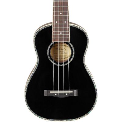 Mitchell MU75BK Concert Ukulele Black Mitchell MU75BK Concert Ukulele Black