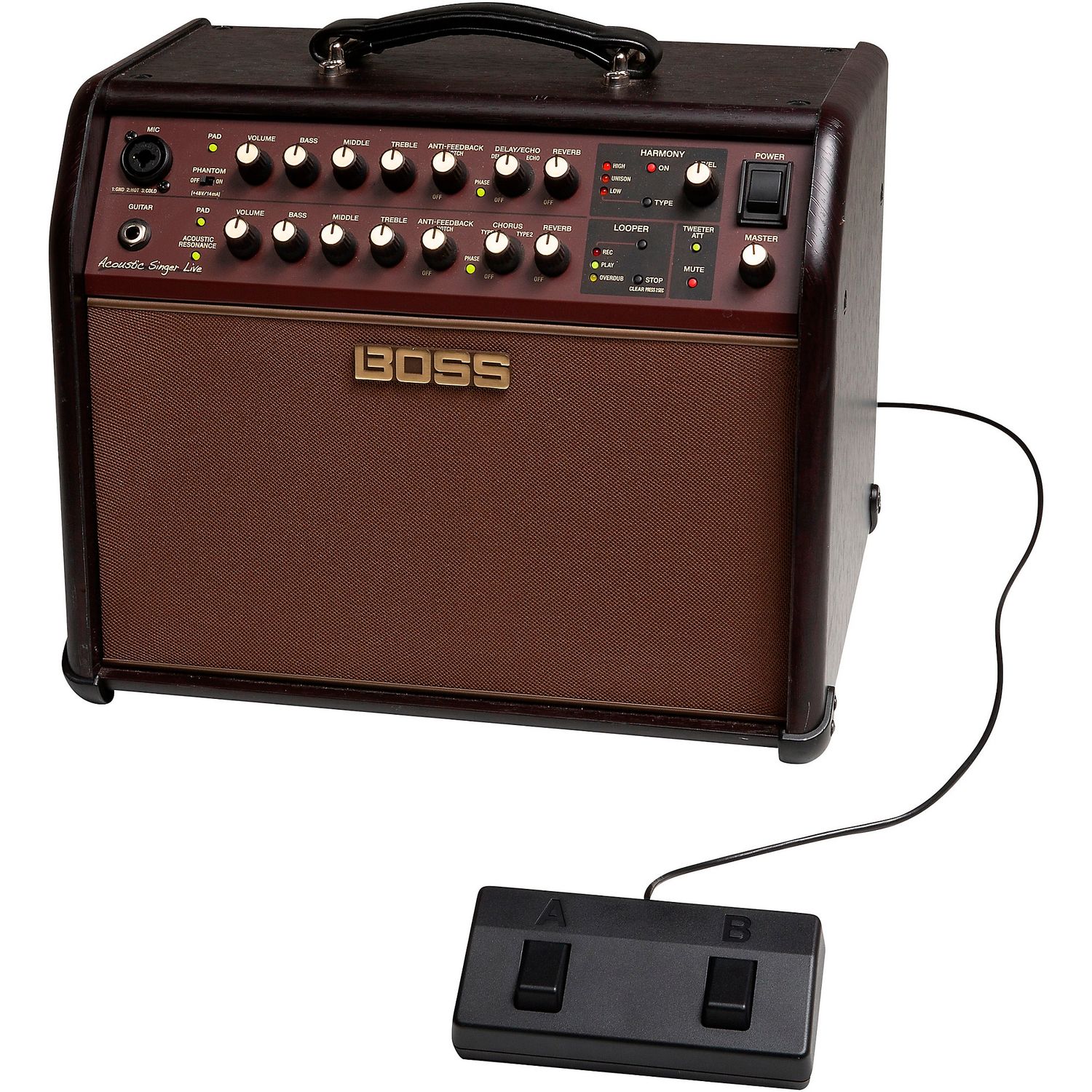 BOSS Acoustic Singer Live 60W 1x6.5 Acoustic Guitar Amplifier BOSS Acoustic Singer Live 60W 1x6.5 Acoustic Guitar Amplifier