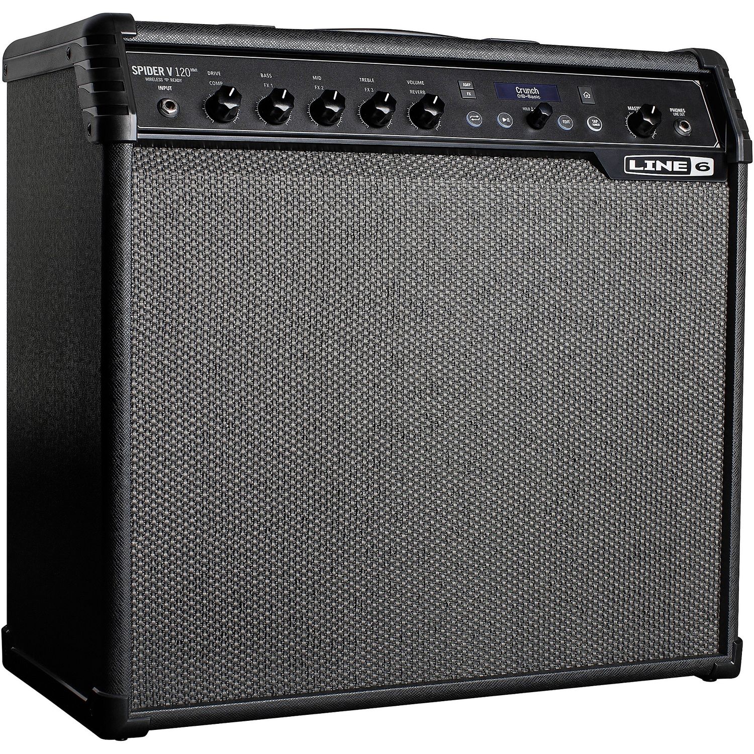 Line 6 Spider V 120 MKII 120W 1x12 Guitar Combo Amp Black