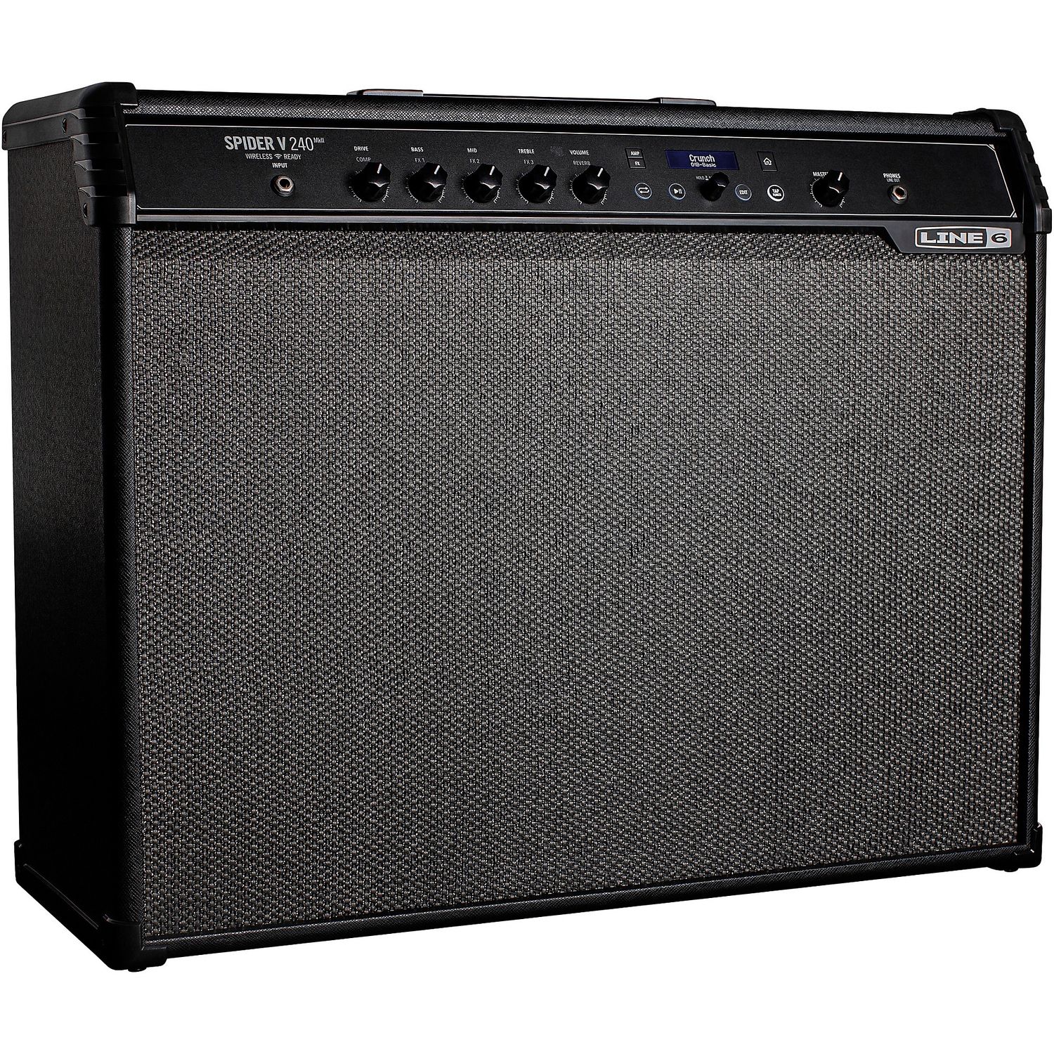 Line 6 Spider V 240 MkII 240W 2x12 Guitar Combo Amp Black Line 6 Spider V 240 MkII 240W 2x12 Guitar Combo Amp Black