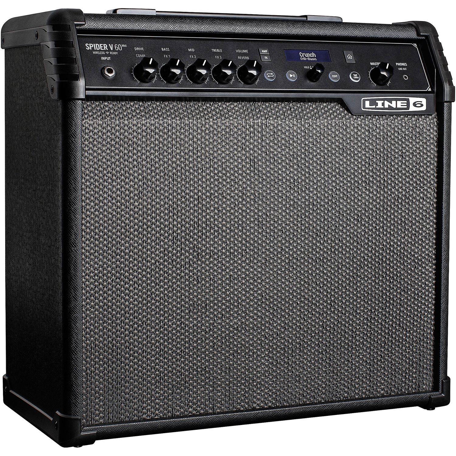 Line 6 Spider V 60 MKII 60W 1x10 Guitar Combo Amp Black
