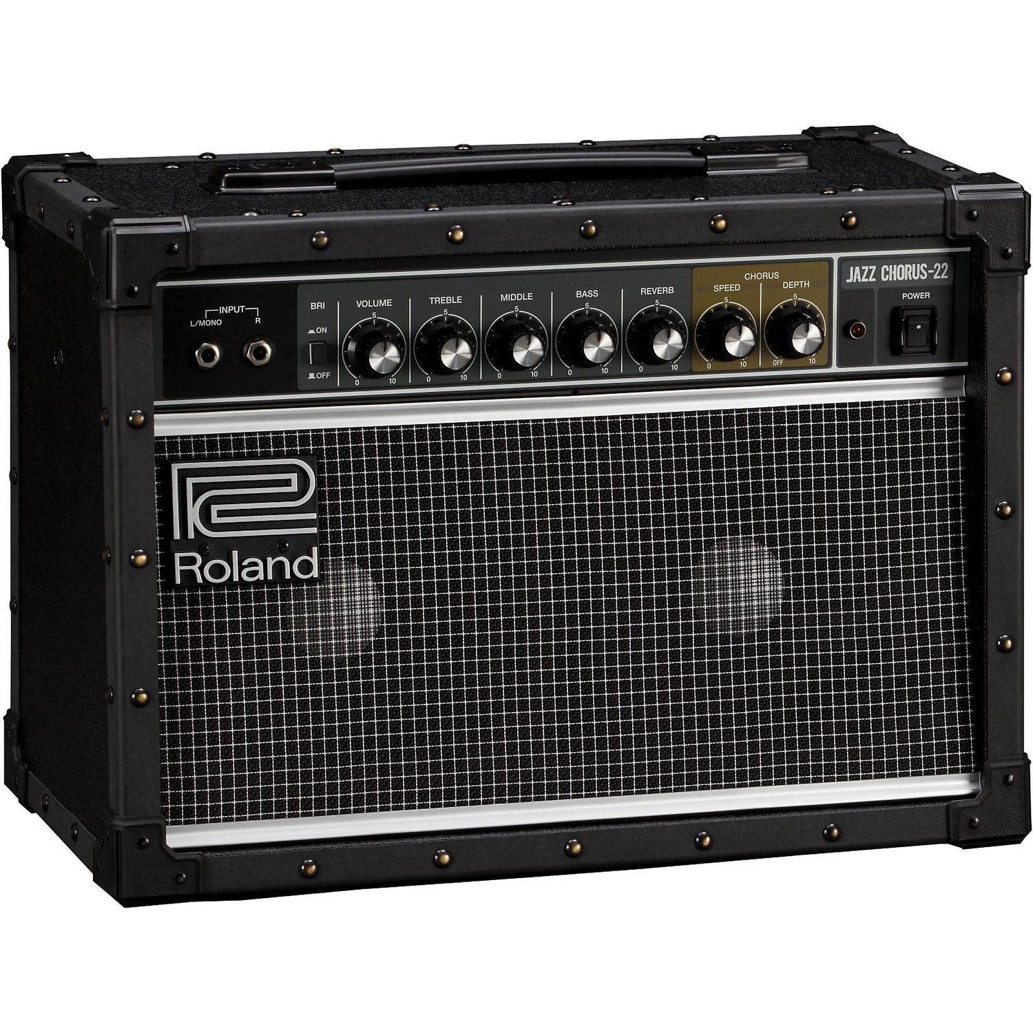Roland JC-22 Jazz Chorus 30W 2x6.5 Guitar Combo Amplifier Black