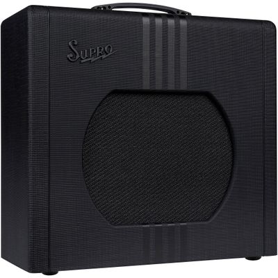 Supro 1822 Delta King 12 15W 1x12 Tube Guitar Amp Black