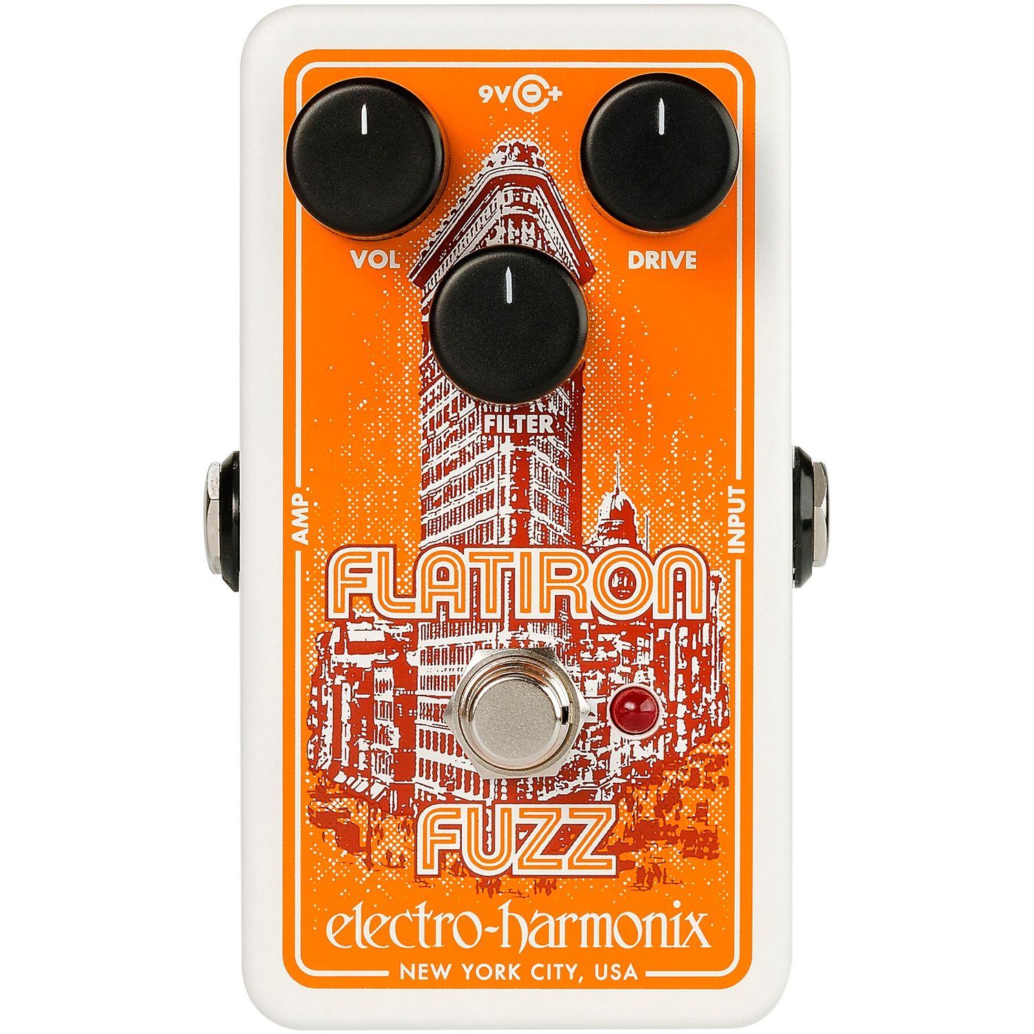 Electro-Harmonix Flatiron Fuzz Op-Amp Powered Fuzz/Distortion Effects Pedal