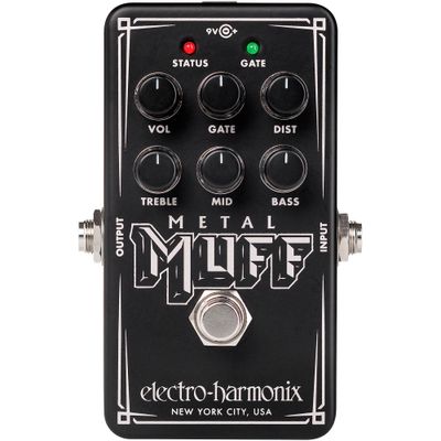 Electro-Harmonix Nano Metal Muff Distortion Effects Pedal Black Electro-Harmonix Nano Metal Muff Distortion Effects Pedal Black