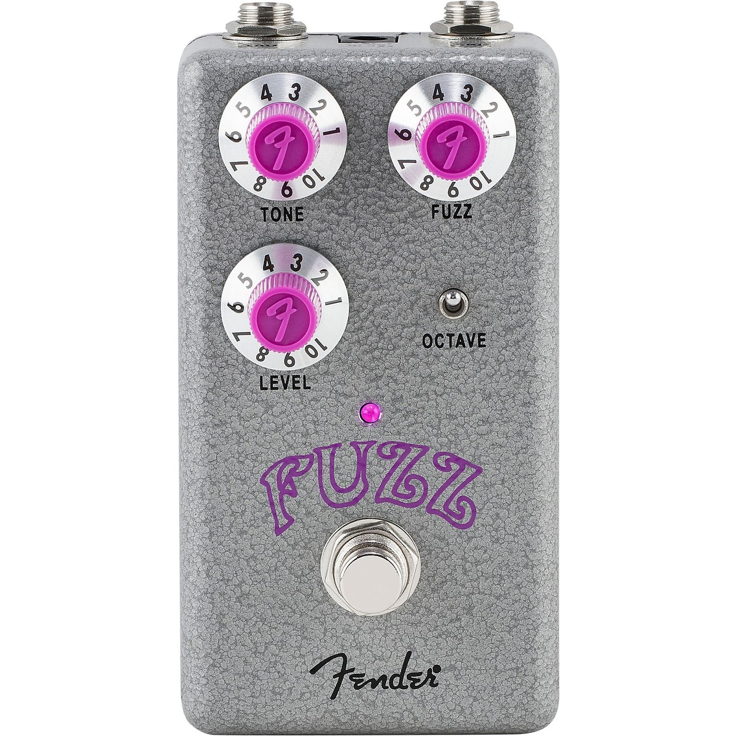 Fender Hammertone Fuzz Effects Pedal Gray and Purple
