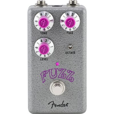 Fender Hammertone Fuzz Effects Pedal Gray and Purple Fender Hammertone Fuzz Effects Pedal Gray and Purple