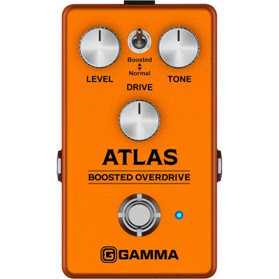 GAMMA Atlas Boosted Overdrive Effects Pedal GAMMA Atlas Boosted Overdrive Effects Pedal