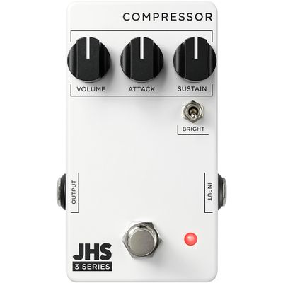 JHS Pedals 3 Series Compressor Effects Pedal White JHS Pedals 3 Series Compressor Effects Pedal White