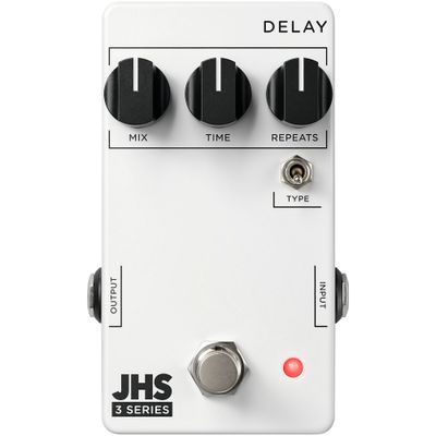JHS Pedals 3 Series Delay Effects Pedal White JHS Pedals 3 Series Delay Effects Pedal White