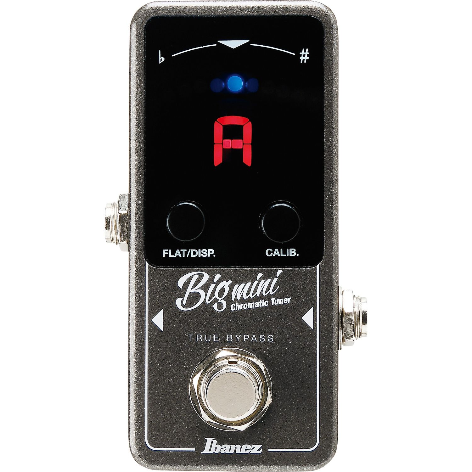 Ibanez BIGMINI Chromatic Pedal Tuner Silver Ibanez BIGMINI Chromatic Pedal Tuner Silver