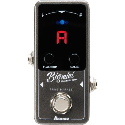 Ibanez BIGMINI Chromatic Pedal Tuner Silver Ibanez BIGMINI Chromatic Pedal Tuner Silver