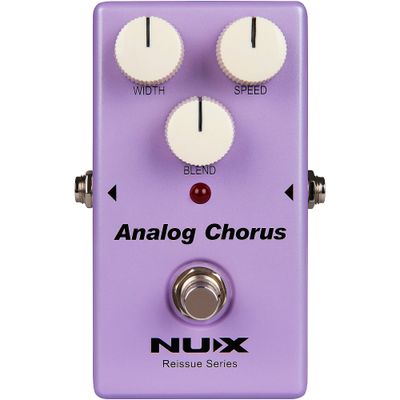 NUX Reissue Series Analog Chorus With Bucket-Brigade Circuit Effects Pedal Lavender NUX Reissue Series Analog Chorus With Bucket-Brigade Circuit Effects Pedal Lavender