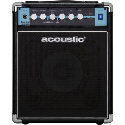 Acoustic B25C 1x8 25W Bass Combo With Tilt-Back Cab Black