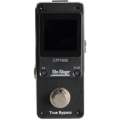 On-Stage GTP7000 Mini Pedal Tuner Black On-Stage GTP7000 Mini Pedal Tuner Black