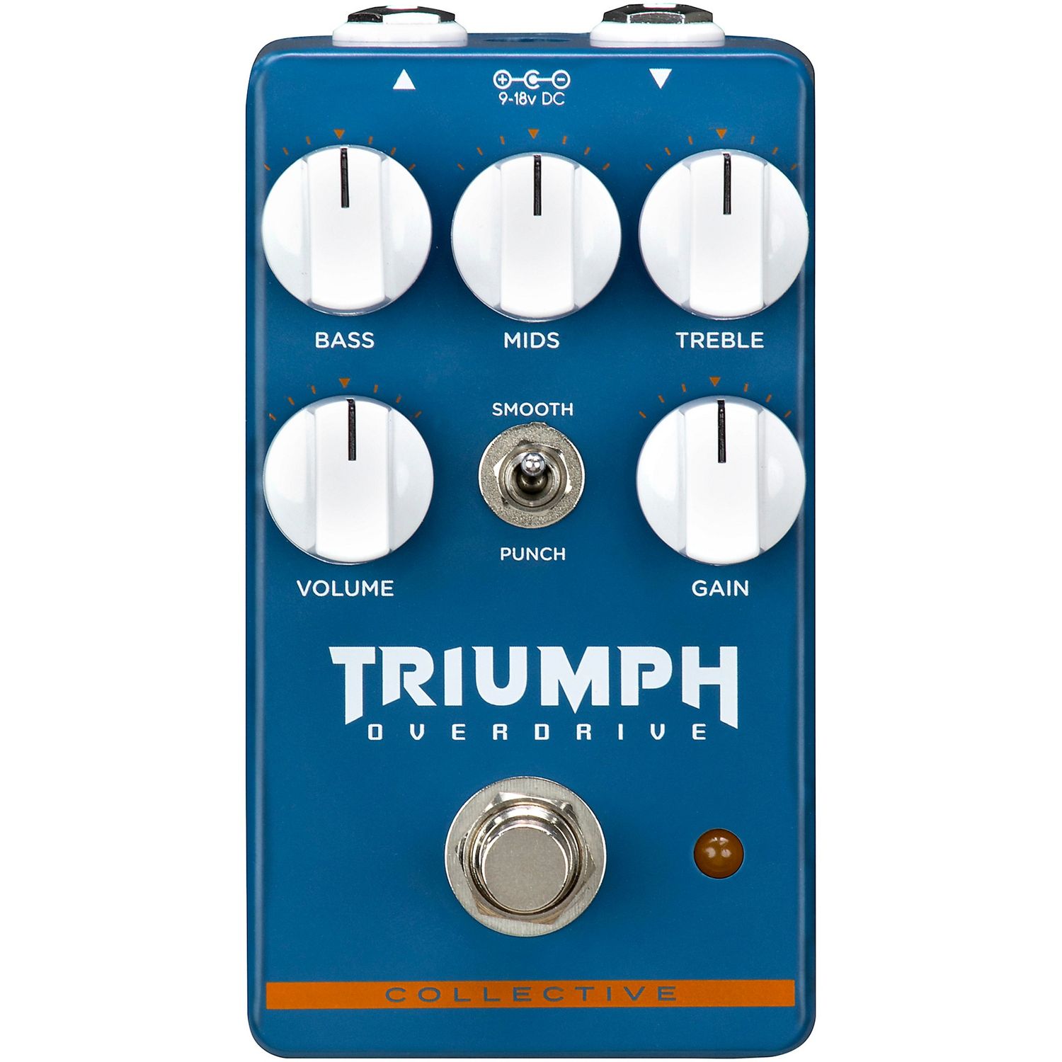 Wampler Collective Triumph Overdrive Effects Pedal Blue