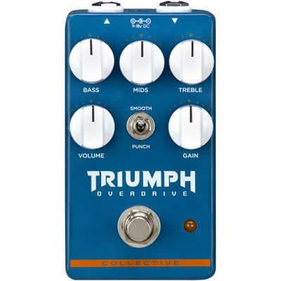 Wampler Collective Triumph Overdrive Effects Pedal Blue Wampler Collective Triumph Overdrive Effects Pedal Blue