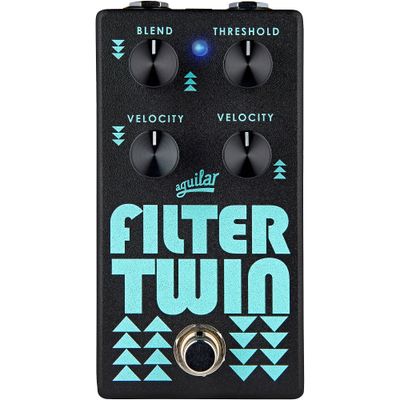 Aguilar Filter Twin Dual Bass Envelope Filter Effects Pedal Black