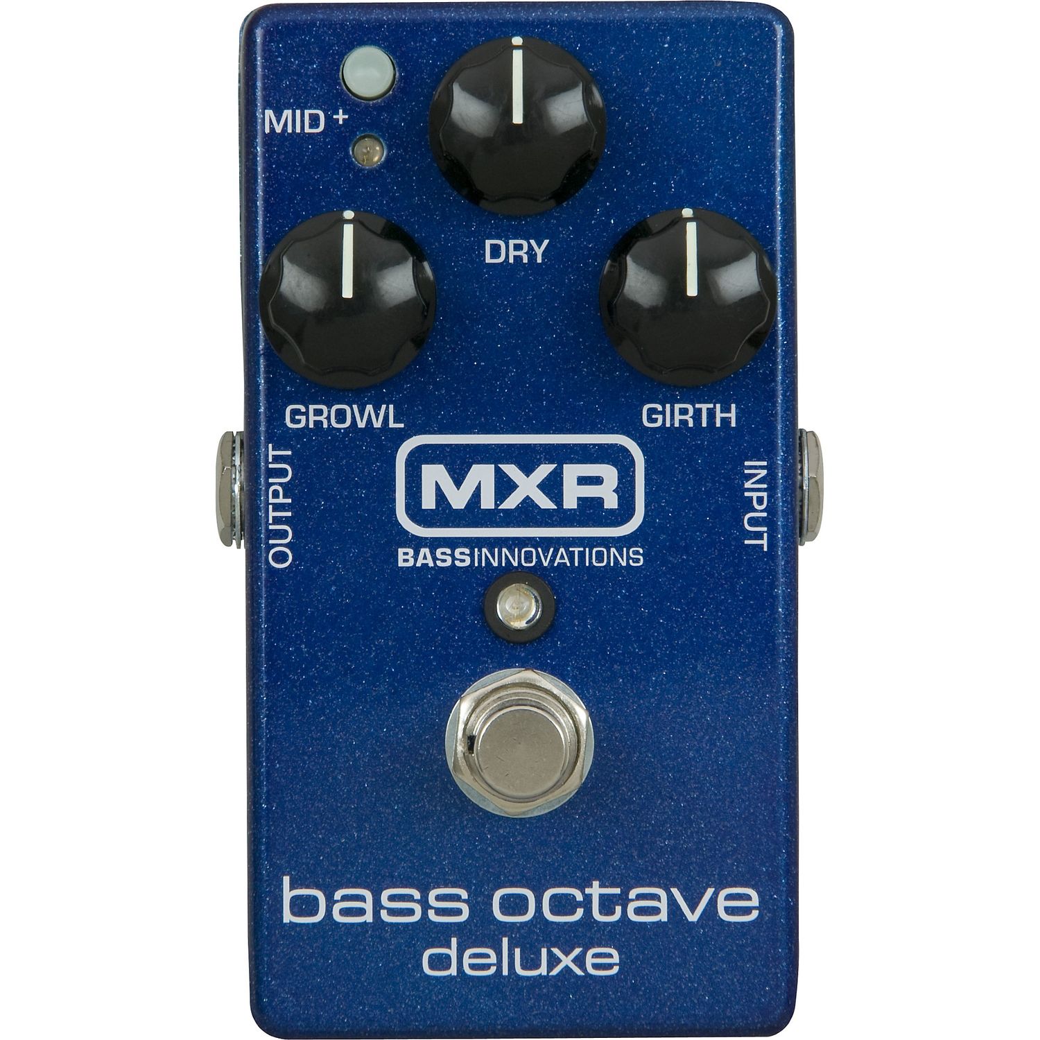 MXR M288 Bass Octave Deluxe Effects Pedal Blue Sparkle MXR M288 Bass Octave Deluxe Effects Pedal Blue Sparkle