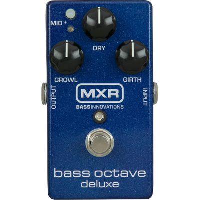 MXR M288 Bass Octave Deluxe Effects Pedal Blue Sparkle