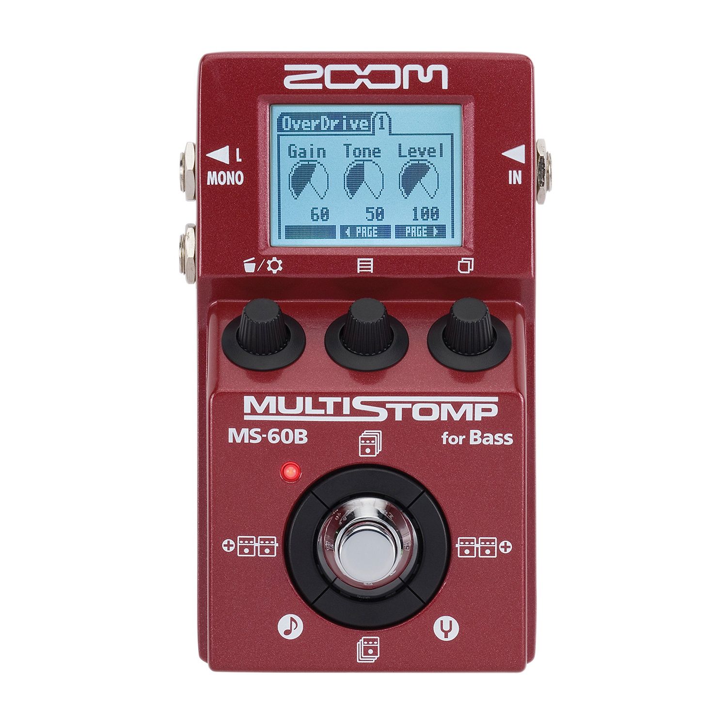 Zoom MS-60B Multi-Stomp Bass Pedal Zoom MS-60B Multi-Stomp Bass Pedal