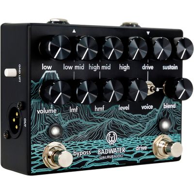 Walrus Audio Badwater Bass Pre-Amp D.I. Pedal Black