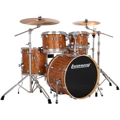 Ludwig Evolution 5-Piece Drum Set With 20-inch Bass Drum and Zildjian I Series Cymbals Ludwig Evolution 5-Piece Drum Set With 20-inch Bass Drum and Zildjian I Series Cymbals