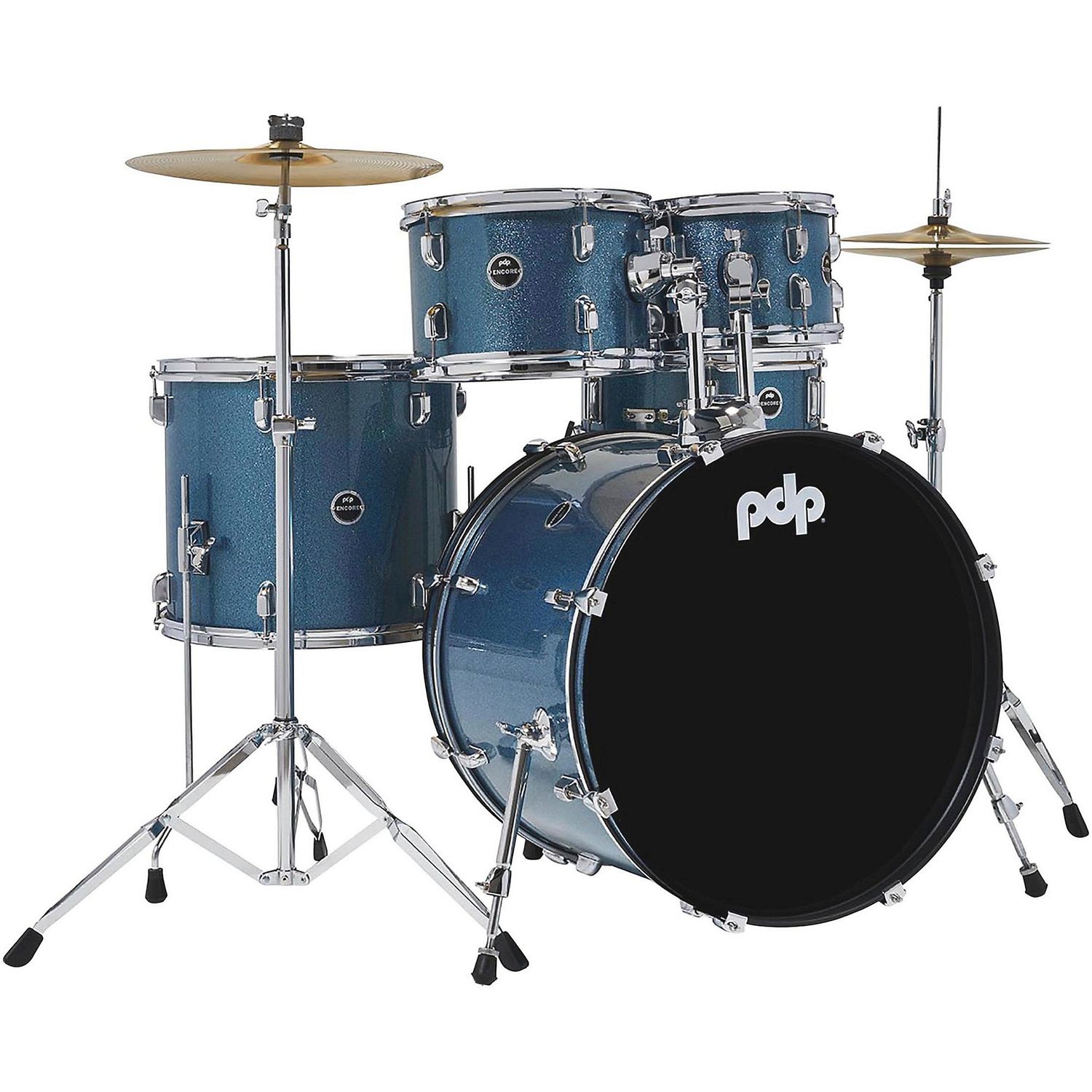 PDP by DW Encore Complete 5-Piece Drum Set With Hardware & Cymbals PDP by DW Encore Complete 5-Piece Drum Set With Hardware & Cymbals