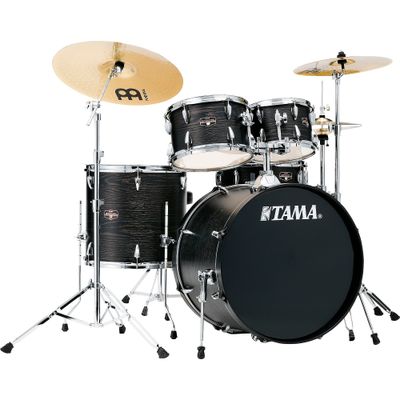 TAMA Imperialstar 5-Piece Complete Drum Set With 22-inch Bass Drum and MEINL HCS Cymbals