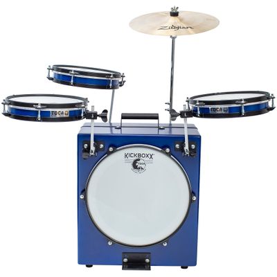 Toca KickBoxx Pro Suitcase Drum Set Cobalt Blue Toca KickBoxx Pro Suitcase Drum Set Cobalt Blue
