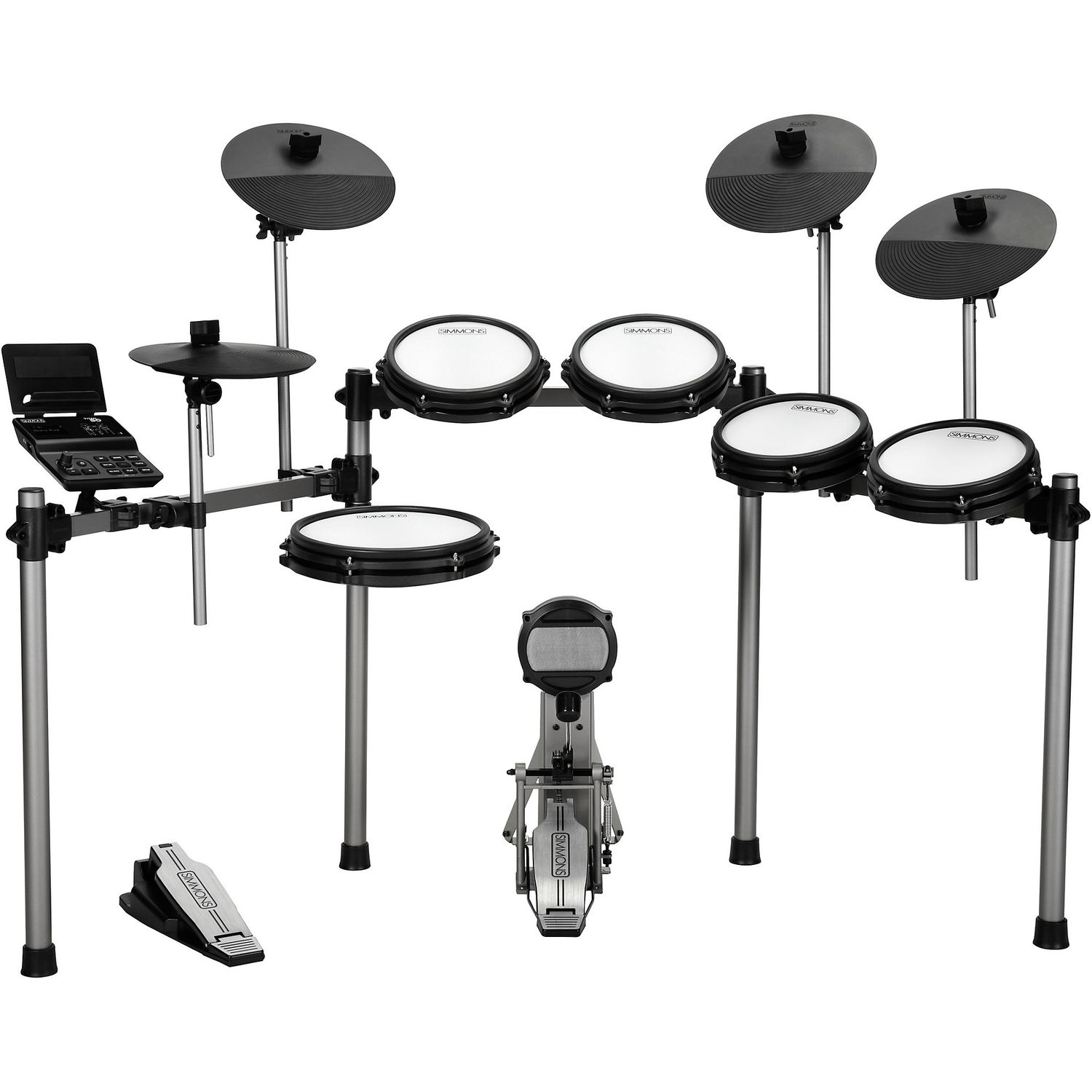 Simmons Titan 50 Expanded Electronic Drum Kit With Mesh Pads and Bluetooth