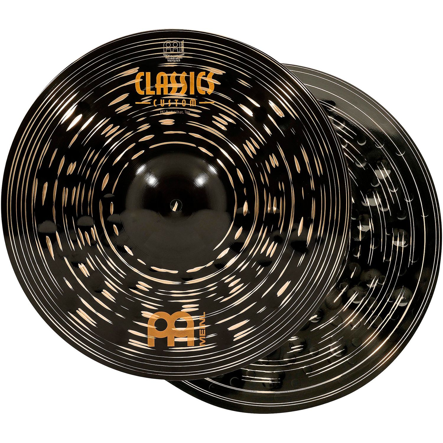 MEINL Classics Custom Dark Hi-Hat Cymbal Pair 15 in. MEINL Classics Custom Dark Hi-Hat Cymbal Pair 15 in.