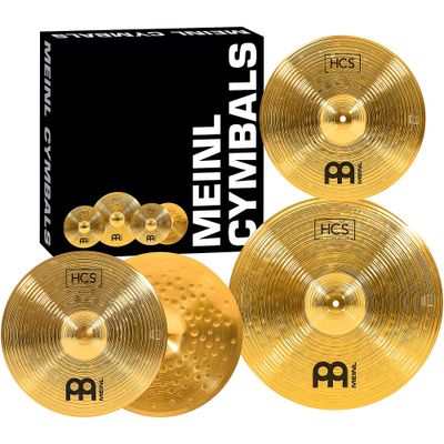 MEINL HCS Cymbal Set With Free 14-inch Crash