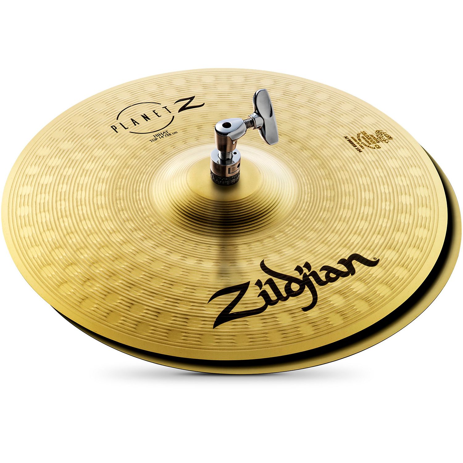 Zildjian Planet Z Hi-Hat Cymbals 14 in. Pair Zildjian Planet Z Hi-Hat Cymbals 14 in. Pair