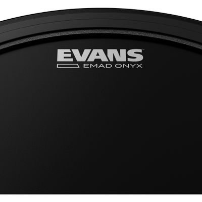Evans EMAD Onyx Bass Batter Drum Head
