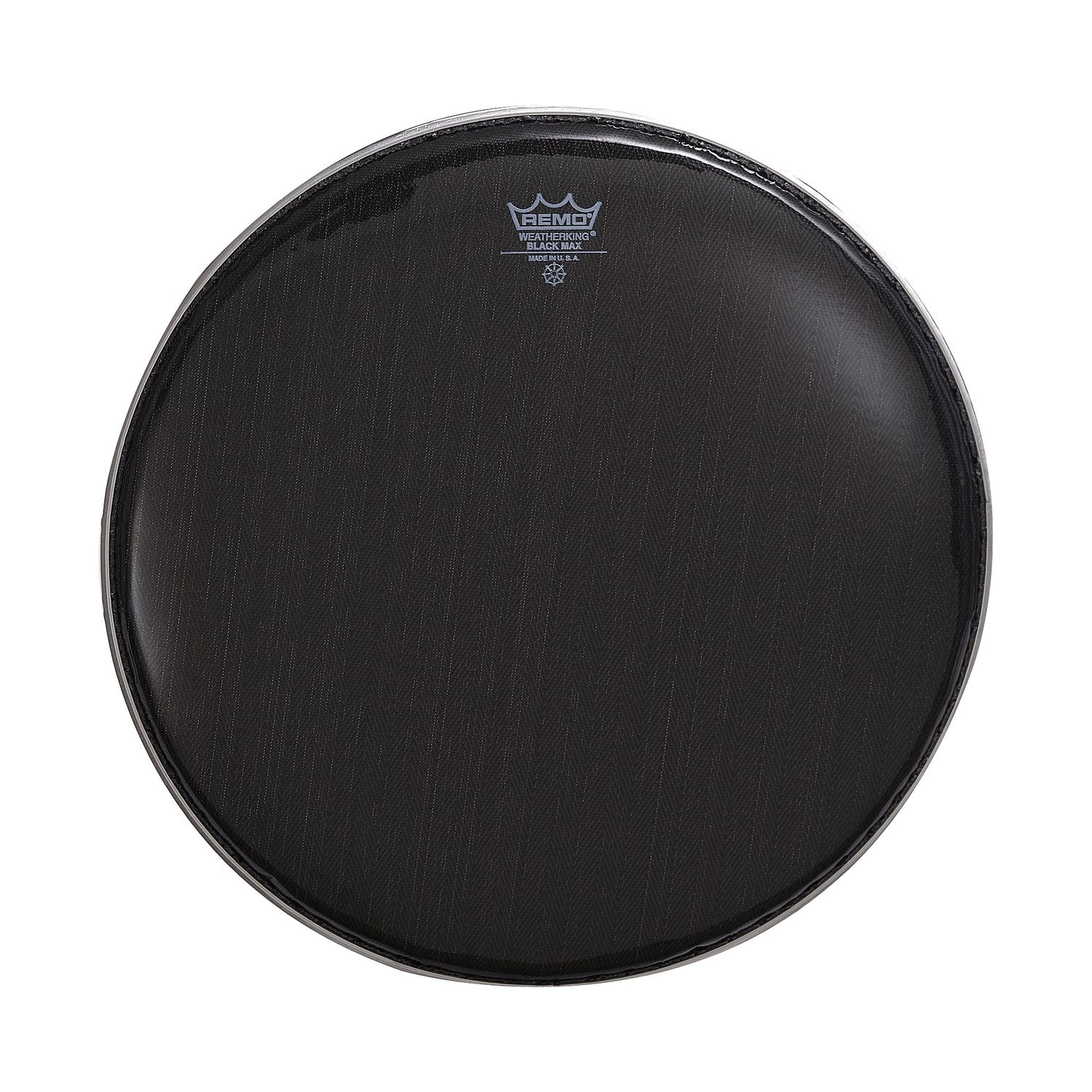 Remo Black Max Crimped Marching Snare Drum Head Remo Black Max Crimped Marching Snare Drum Head