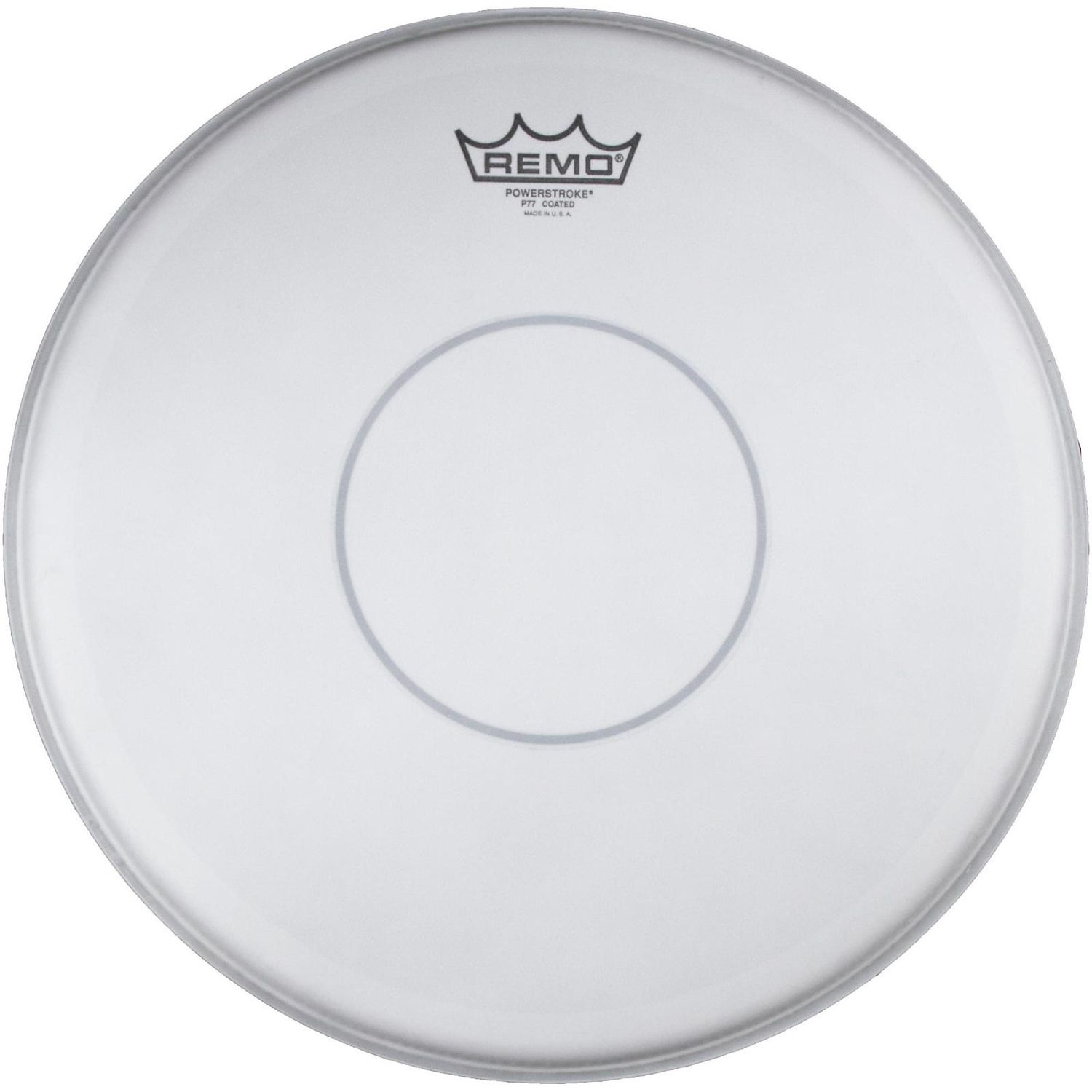 Remo Powerstroke 77 Coated Clear Dot Drumhead 14 in. Coated Remo Powerstroke 77 Coated Clear Dot Drumhead 14 in. Coated
