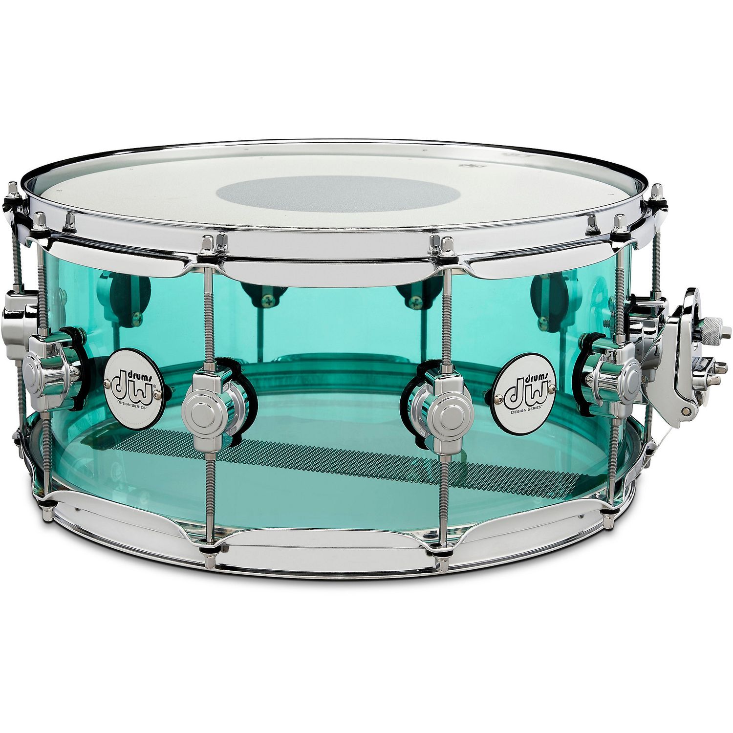 DW Design Series Acrylic Snare Drum 14 x 6.5 in. Sea Glass DW Design Series Acrylic Snare Drum 14 x 6.5 in. Sea Glass