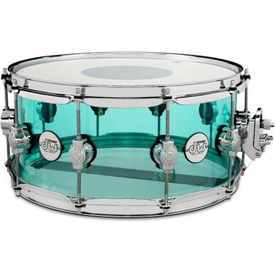 DW Design Series Acrylic Snare Drum 14 x 6.5 in. Sea Glass DW Design Series Acrylic Snare Drum 14 x 6.5 in. Sea Glass