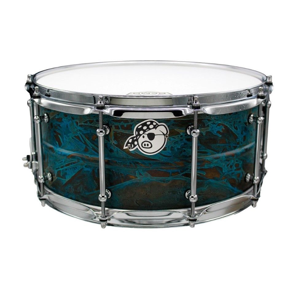 Pork Pie Patina Brass Snare Drum Pork Pie Patina Brass Snare Drum