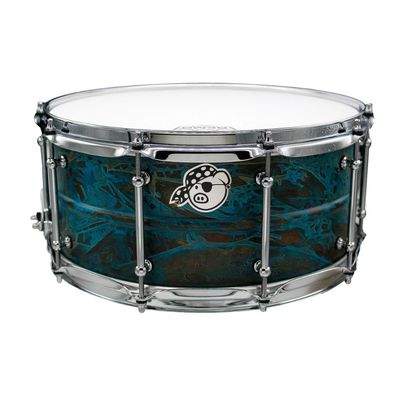 Pork Pie Patina Brass Snare Drum Pork Pie Patina Brass Snare Drum