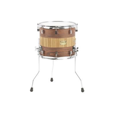Pork Pie Maple Floor Tom Rosewood Zebra 14 x 12 in.