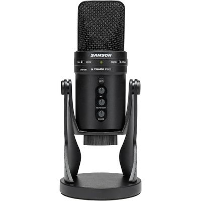 Samson G track Pro USB 24-bit Studio Condenser Mic with Audio Interface Black