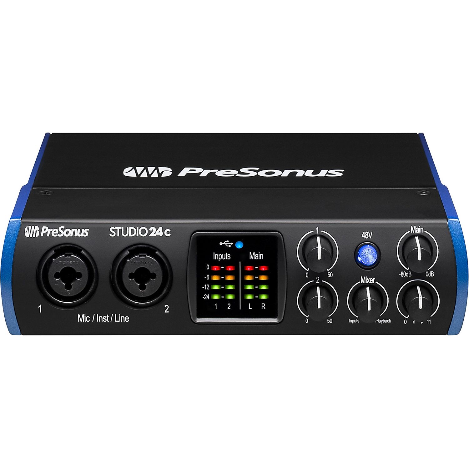 PreSonus Studio 24c USB-C 2x2 Audio/MIDI Interface PreSonus Studio 24c USB-C 2x2 Audio/MIDI Interface