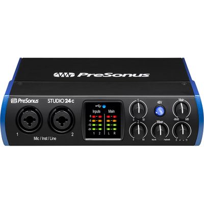 PreSonus Studio 24c USB-C 2x2 Audio/MIDI Interface PreSonus Studio 24c USB-C 2x2 Audio/MIDI Interface