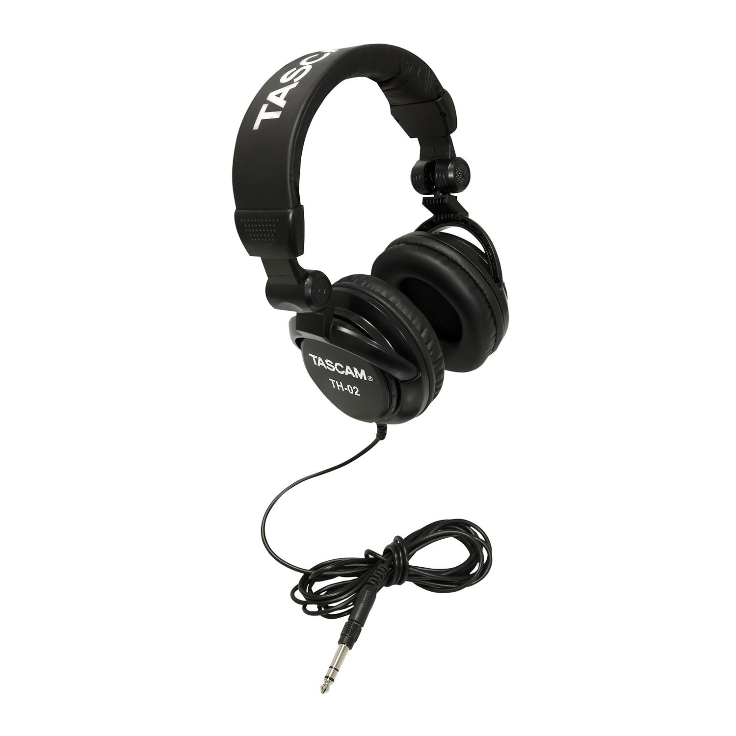TASCAM TH-02 Recording Studio Headphones Black TASCAM TH-02 Recording Studio Headphones Black